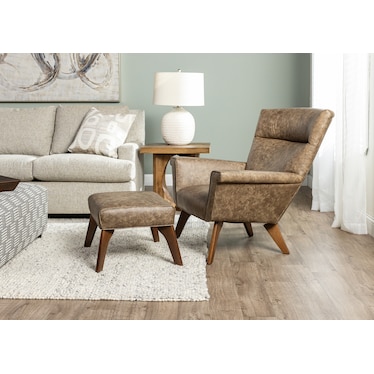 Liv Leather Accent Chair