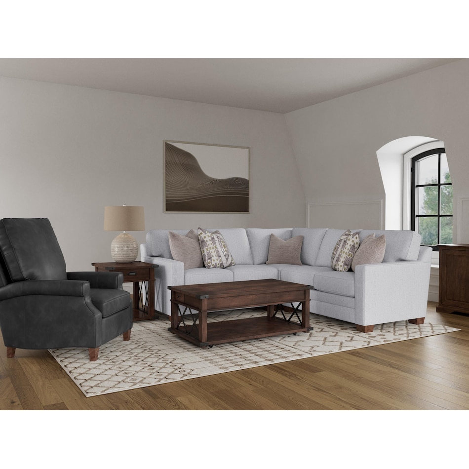 hickory heritage brown recliner lifestyle image   