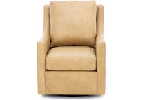 hickory heritage brown swivel chair z  