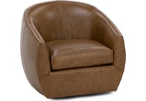hickory heritage brown swivel chair z  