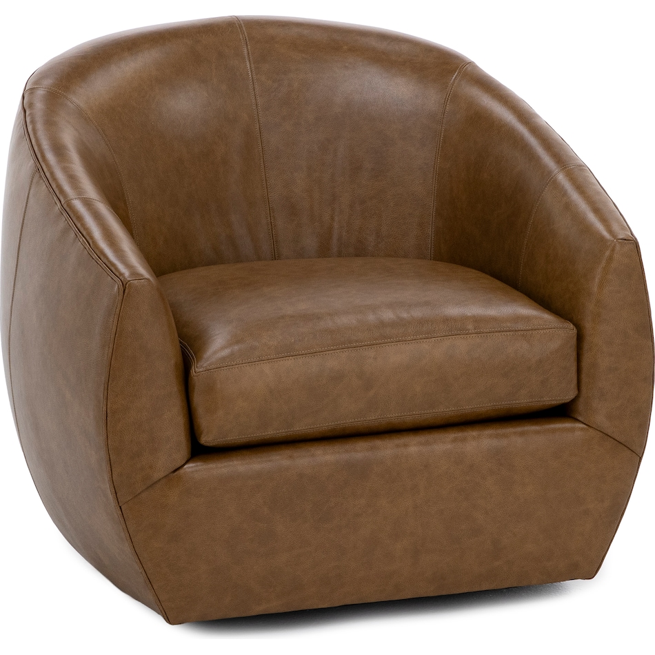 hickory heritage brown swivel chair z  