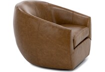 hickory heritage brown swivel chair z  