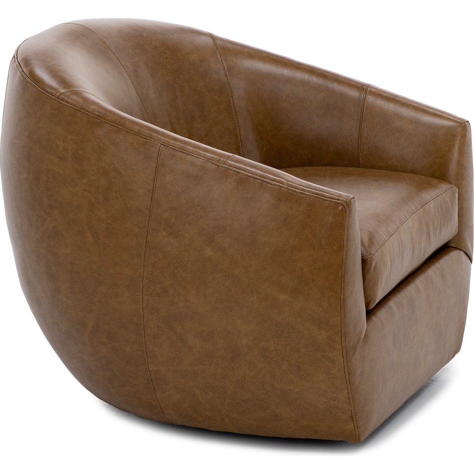 hickory heritage brown swivel chair z  