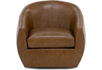 hickory heritage brown swivel chair z  