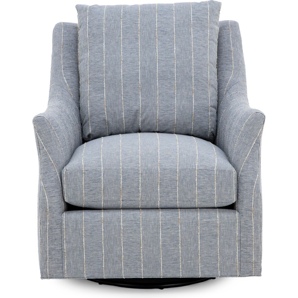 hickory heritage grey swivel chair z  