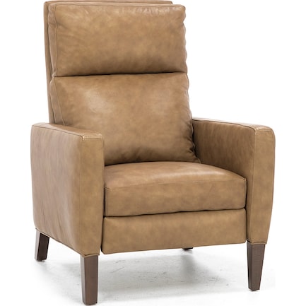 Miley Leather Push Back High Leg Recliner