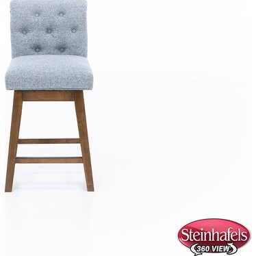 Tufted 25.5" Swivel Counter Stool