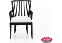 hils black inch standard height arm chair  image   
