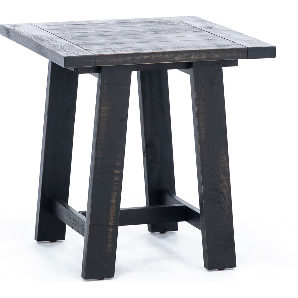 hils black end table   