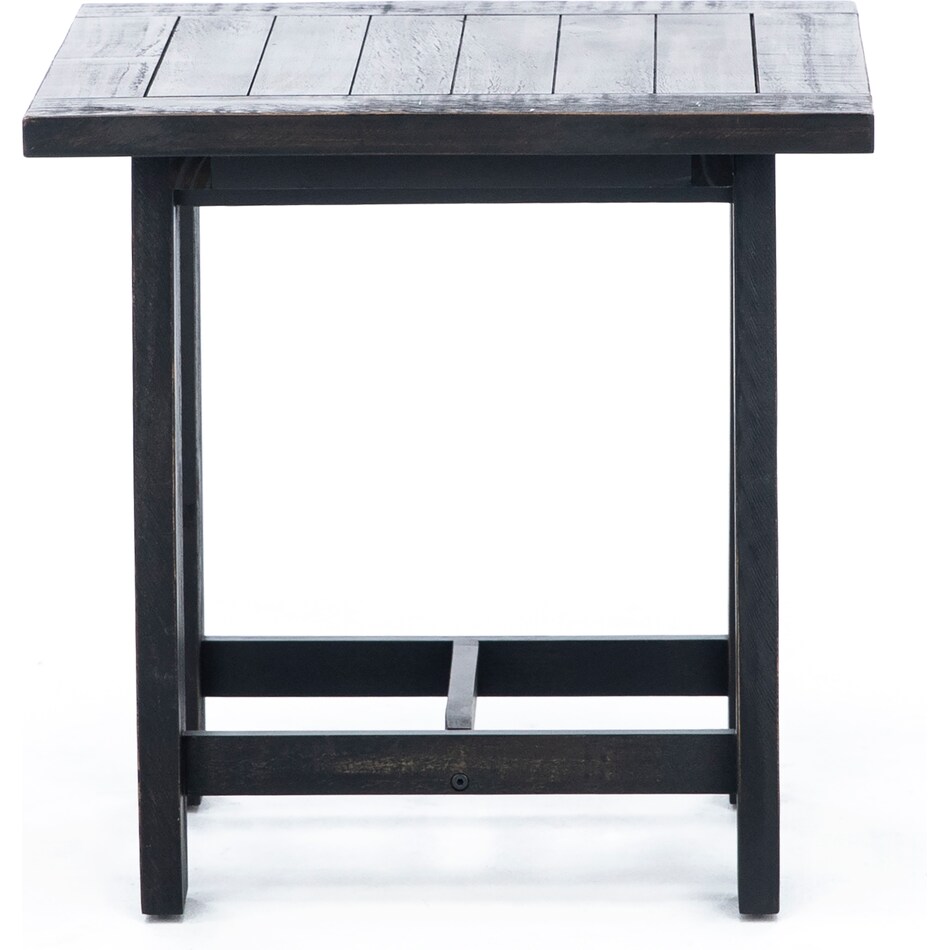 hils black end table   