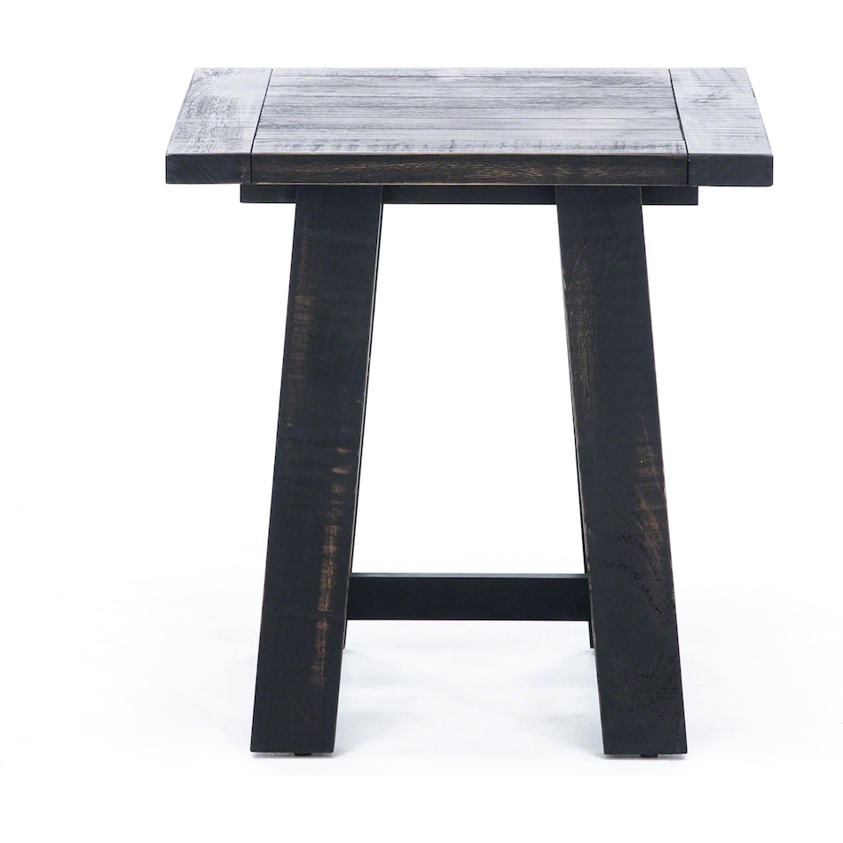 hils black end table   