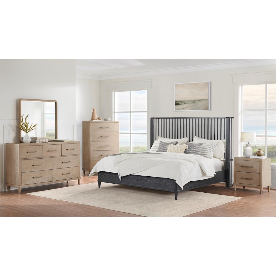 hils black king bed package   