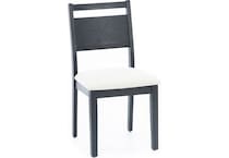 hils black standard height side chair   
