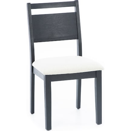 Kirkwood Set of Two Upholstered Side Chair, Black