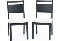 hils black standard height side chair   
