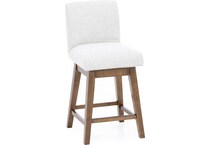 hils brown   oatmeal inch & over bar seat stool   