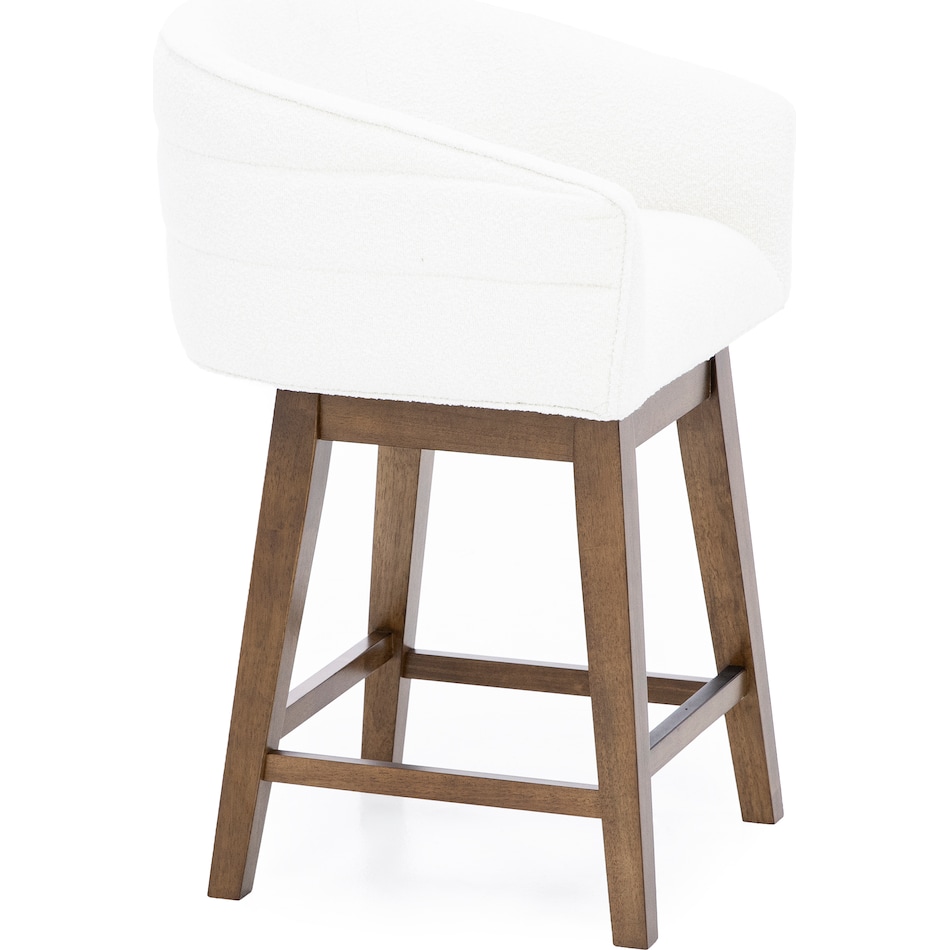 hils brown   white inch & over bar seat stool   