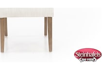 hils brown inch standard seat height bench  image   