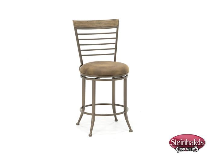 hils brown inch & over bar seat stool  image   