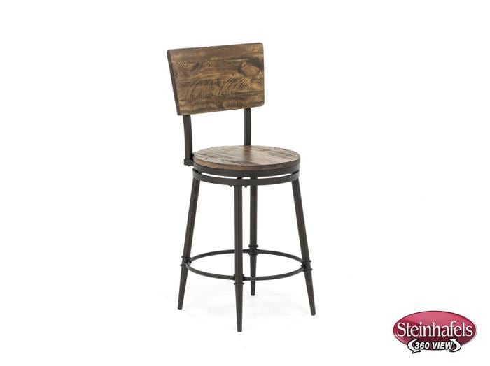 hils brown bar stool  image   