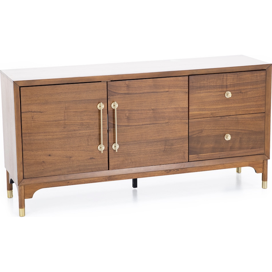 hils brown buffet server sideboard   