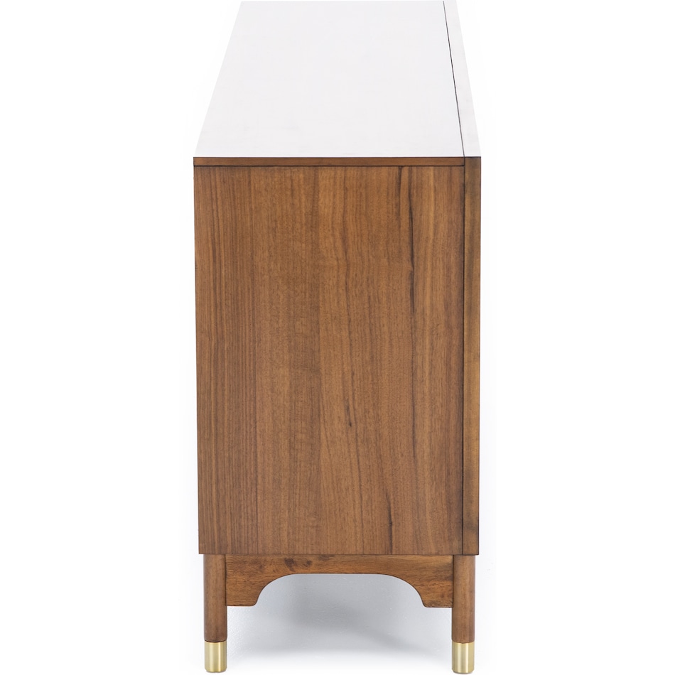 hils brown buffet server sideboard   
