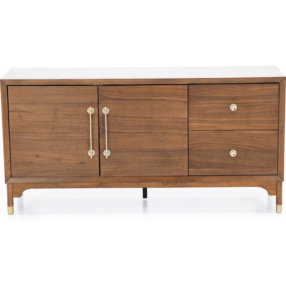 hils brown buffet server sideboard   