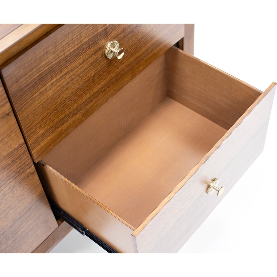 hils brown buffet server sideboard   