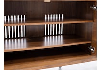 hils brown buffet server sideboard   