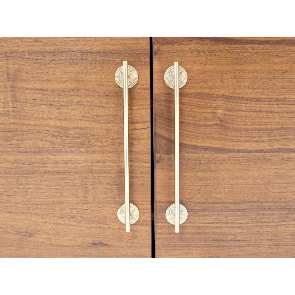 hils brown buffet server sideboard   