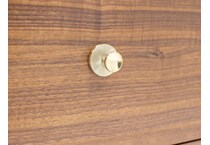 hils brown buffet server sideboard   