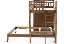 hils brown twin loft bed headboard tfl  