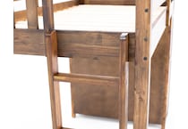 hils brown twin loft bed headboard tfl  