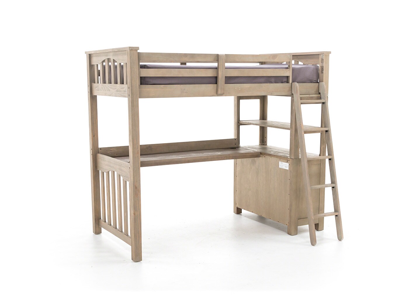 Highlands driftwood full loft bed online