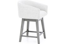 hils grey   oatmeal inch & over bar seat stool   