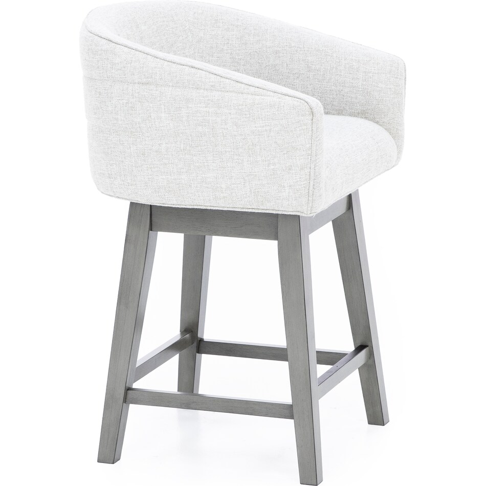 hils grey   oatmeal inch & over bar seat stool   