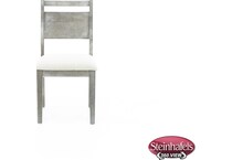 hils grey inch standard seat height side chair  image   