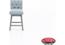 hils grey inch & over bar seat stool  image   