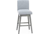 hils grey inch & over bar seat stool   