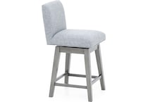 hils grey inch & over bar seat stool   