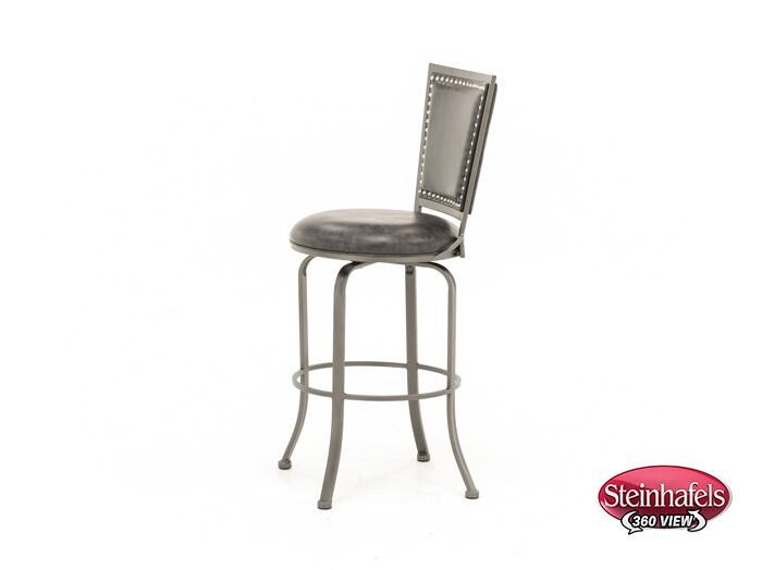 hils grey bar stool  image   