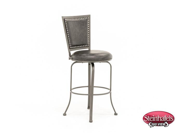 hils grey bar stool  image   