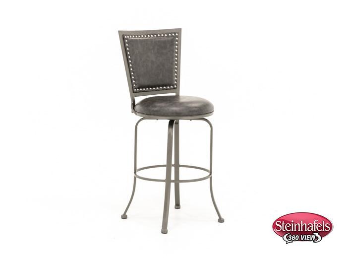 hils grey bar stool  image   