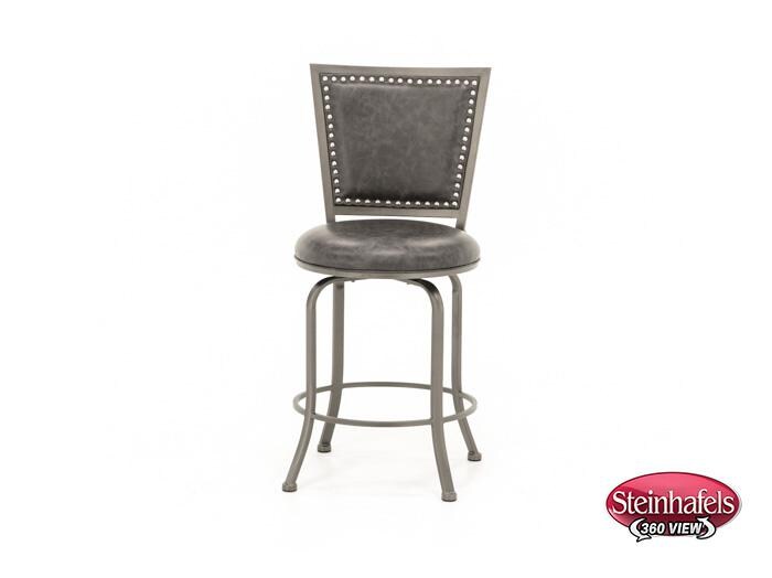 hils grey bar stool  image   