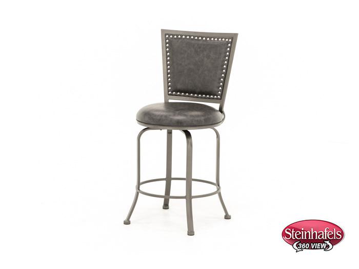 hils grey bar stool  image   