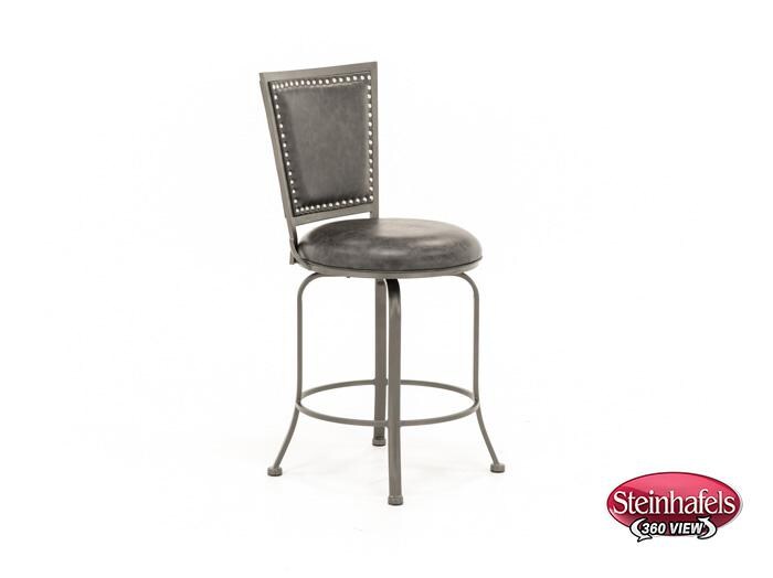 hils grey bar stool  image   