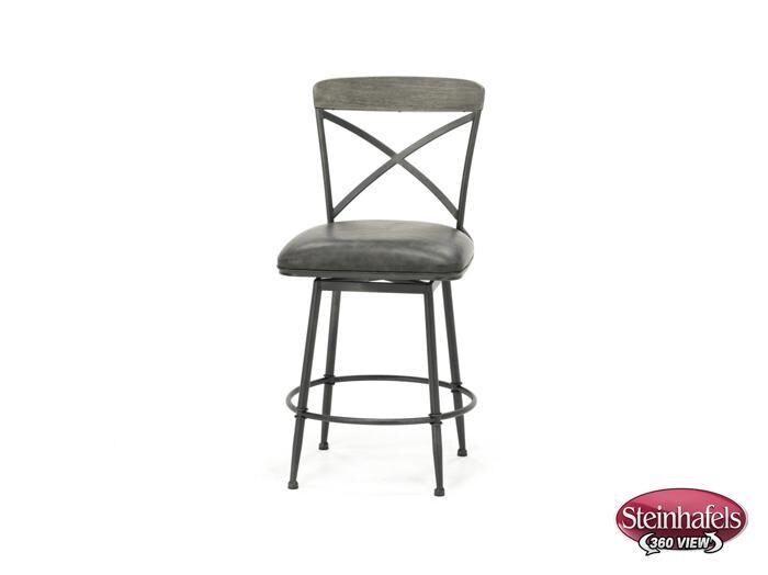 hils grey bar stool  image   
