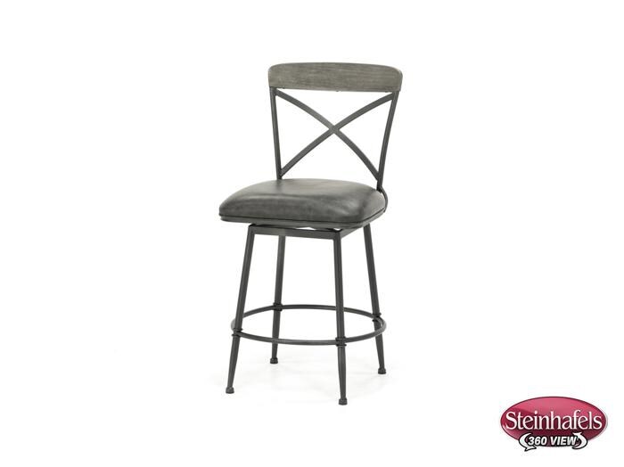 hils grey bar stool  image   