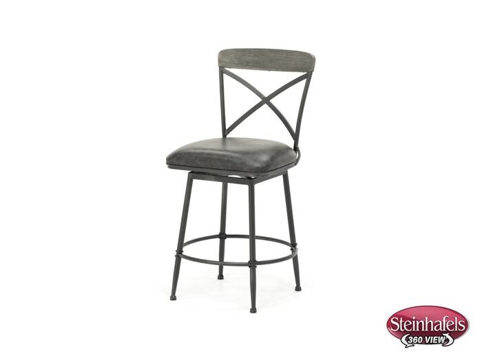 hils grey bar stool  image   