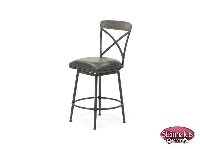 hils grey bar stool  image   